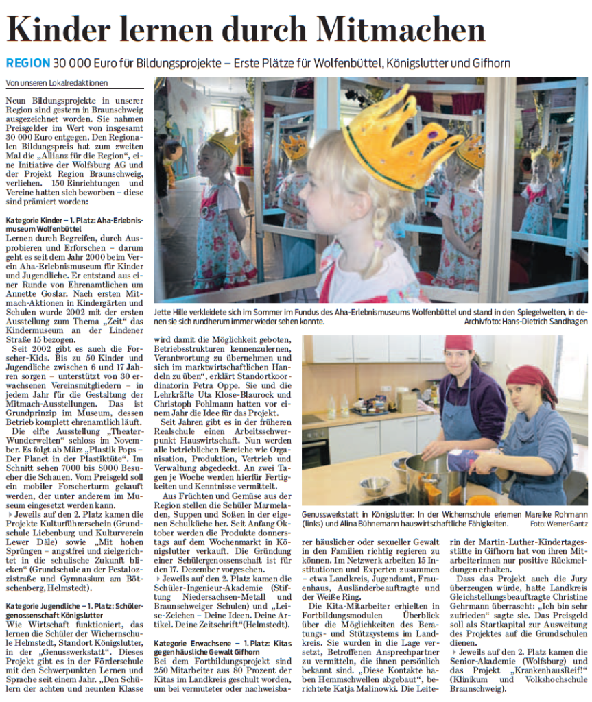 Braunschweiger Zeitung 06.12.2012